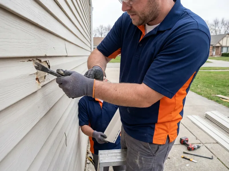 Storm Damage Siding Repair in Sterling Heights, MI